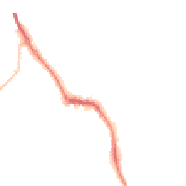 Night-time road noise heatmap for DL14 7JN