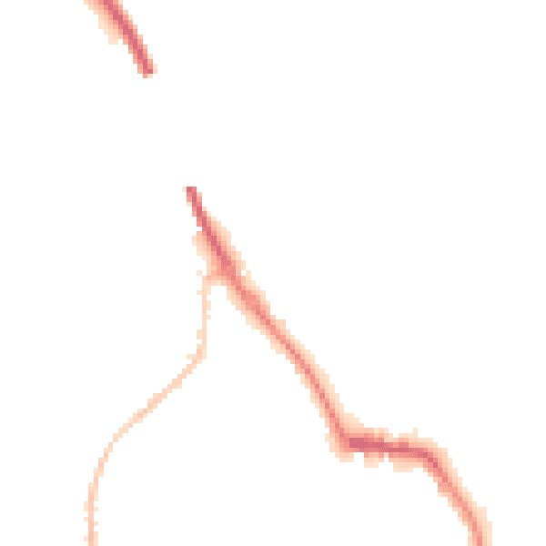 Night-time road noise heatmap for DL14 7QA