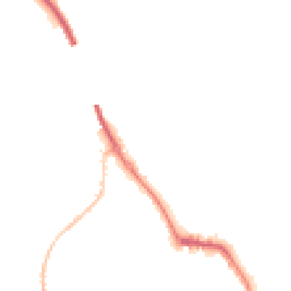 Night-time road noise heatmap for DL14 7QW