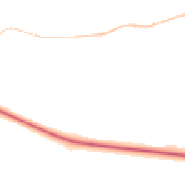 Night-time road noise heatmap for DL14 8NA