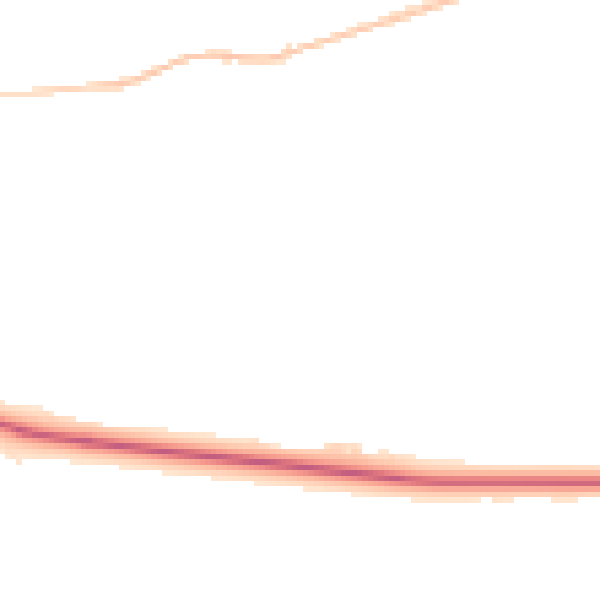 Night-time road noise heatmap for DL14 8NG