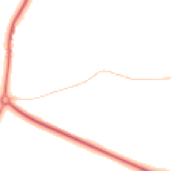 Night-time road noise heatmap for DL14 8PX
