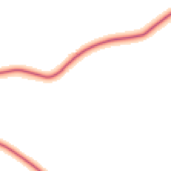 Daytime road noise heatmap for DL14 9SP