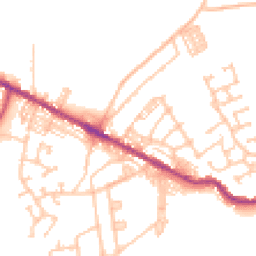 Daytime road noise heatmap for DL15 0AE
