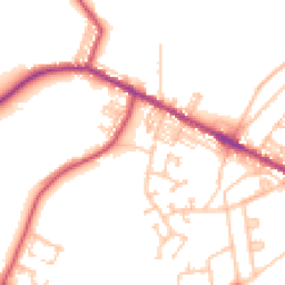 Daytime road noise heatmap for DL15 0AP