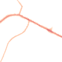 Night-time road noise heatmap for DL15 0AP