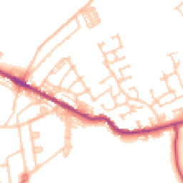 Daytime road noise heatmap for DL15 0AU