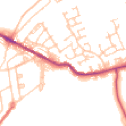 Daytime road noise heatmap for DL15 0BA