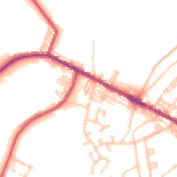 Daytime road noise heatmap for DL15 0DP