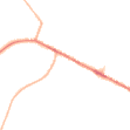 Night-time road noise heatmap for DL15 0DP