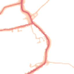 Daytime road noise heatmap for DL15 0GA