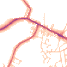 Daytime road noise heatmap for DL15 0HX