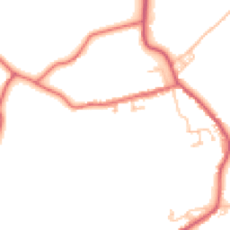 Daytime road noise heatmap for DL15 0LL