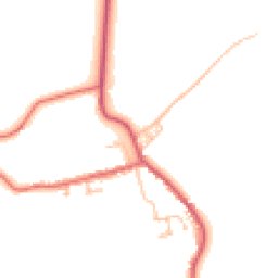 Daytime road noise heatmap for DL15 0LR