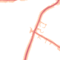 Daytime road noise heatmap for DL15 0LU