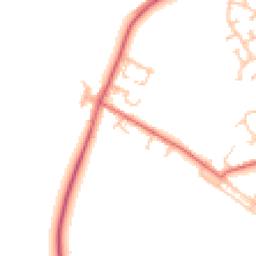 Daytime road noise heatmap for DL15 0NS