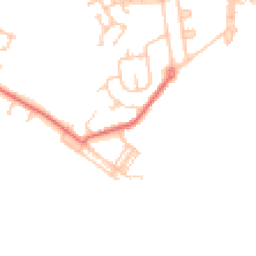 Daytime road noise heatmap for DL15 0NW
