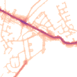 Daytime road noise heatmap for DL15 0RZ