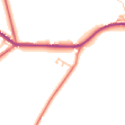 Daytime road noise heatmap for DL15 0SA