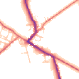 Daytime road noise heatmap for DL15 8FB