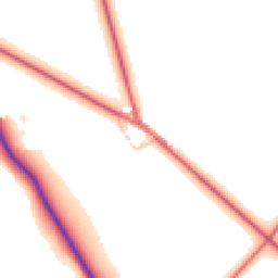 Daytime road noise heatmap for DL15 8FD
