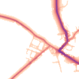 Daytime road noise heatmap for DL15 8HT