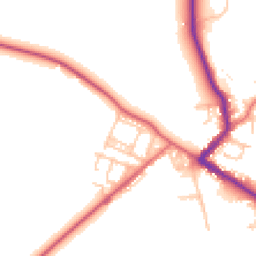 Daytime road noise heatmap for DL15 8HU