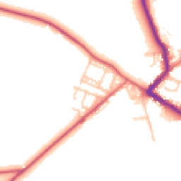 Daytime road noise heatmap for DL15 8HW
