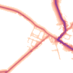 Daytime road noise heatmap for DL15 8HY