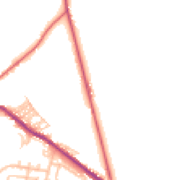 Daytime road noise heatmap for DL15 9AD