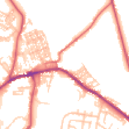 Daytime road noise heatmap for DL15 9AX
