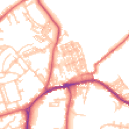 Daytime road noise heatmap for DL15 9EG