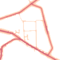 Daytime road noise heatmap for DL15 9GW