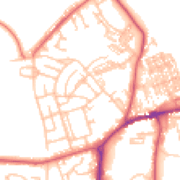 Daytime road noise heatmap for DL15 9LF