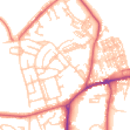 Daytime road noise heatmap for DL15 9LG