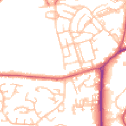 Daytime road noise heatmap for DL15 9LT