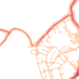 Daytime road noise heatmap for DL15 9NF
