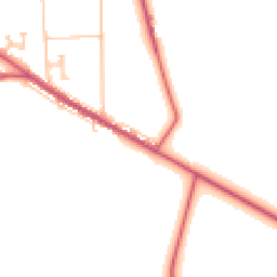 Daytime road noise heatmap for DL15 9RX
