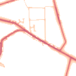 Daytime road noise heatmap for DL15 9SF