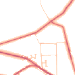Daytime road noise heatmap for DL15 9SL