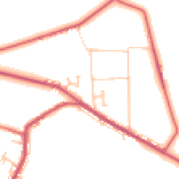 Daytime road noise heatmap for DL15 9SN
