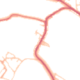 Daytime road noise heatmap for DL15 9SU