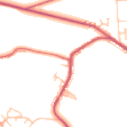 Daytime road noise heatmap for DL15 9TG