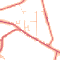 Daytime road noise heatmap for DL15 9UG