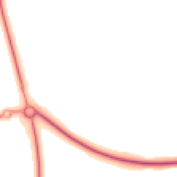 Night-time road noise heatmap for DL17 0DZ