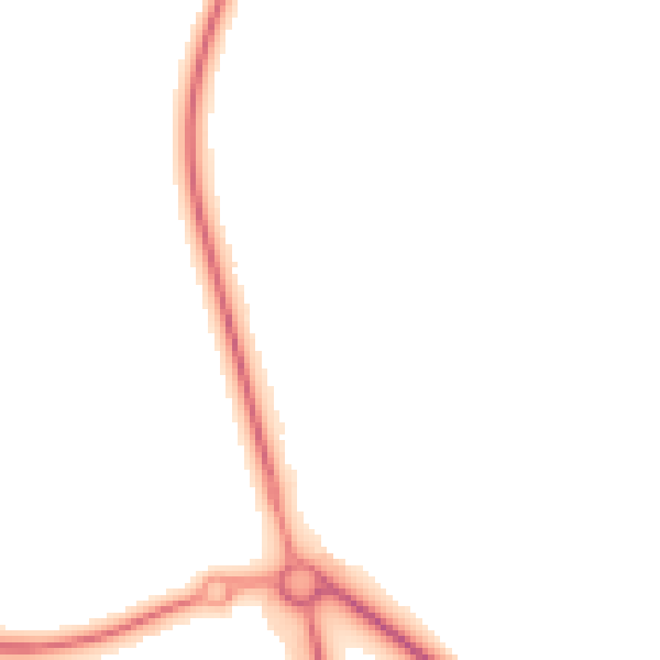 Night-time road noise heatmap for DL17 0FB