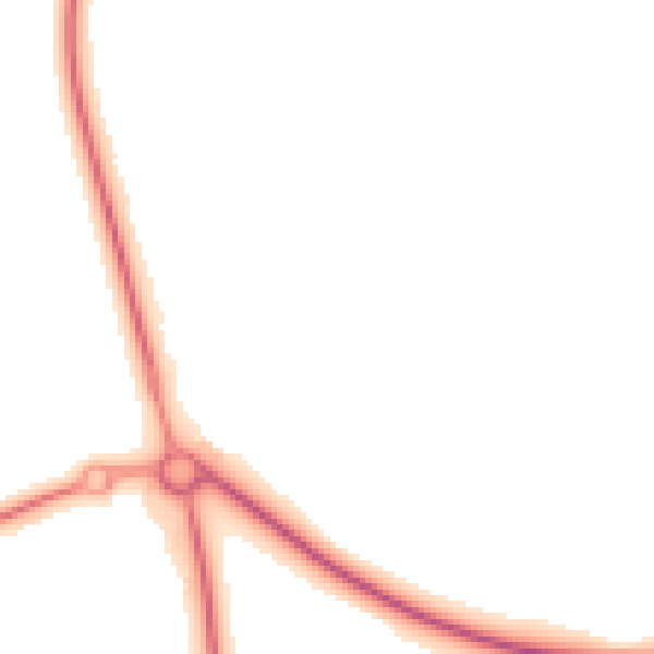 Night-time road noise heatmap for DL17 0GZ