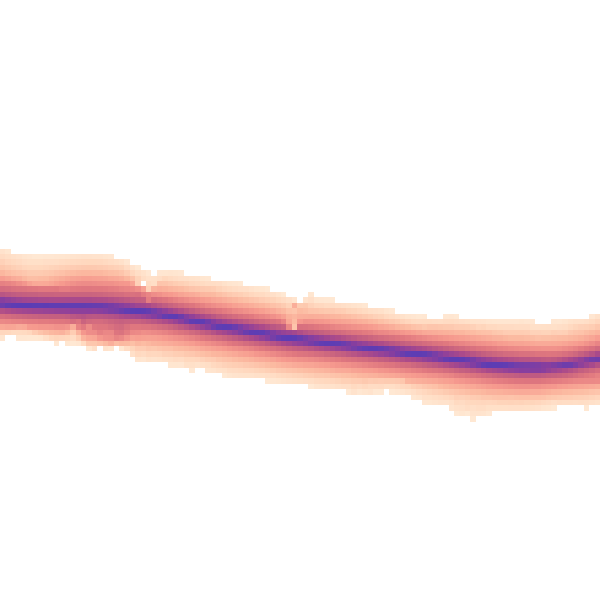 Daytime road noise heatmap for DL17 0LS