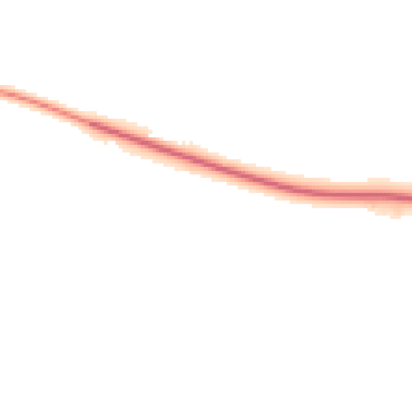 Night-time road noise heatmap for DL17 0LX