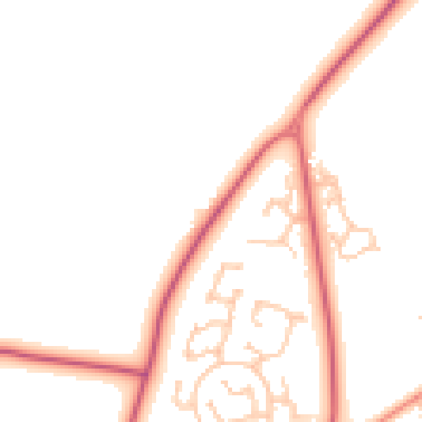 Daytime road noise heatmap for DL17 0NG